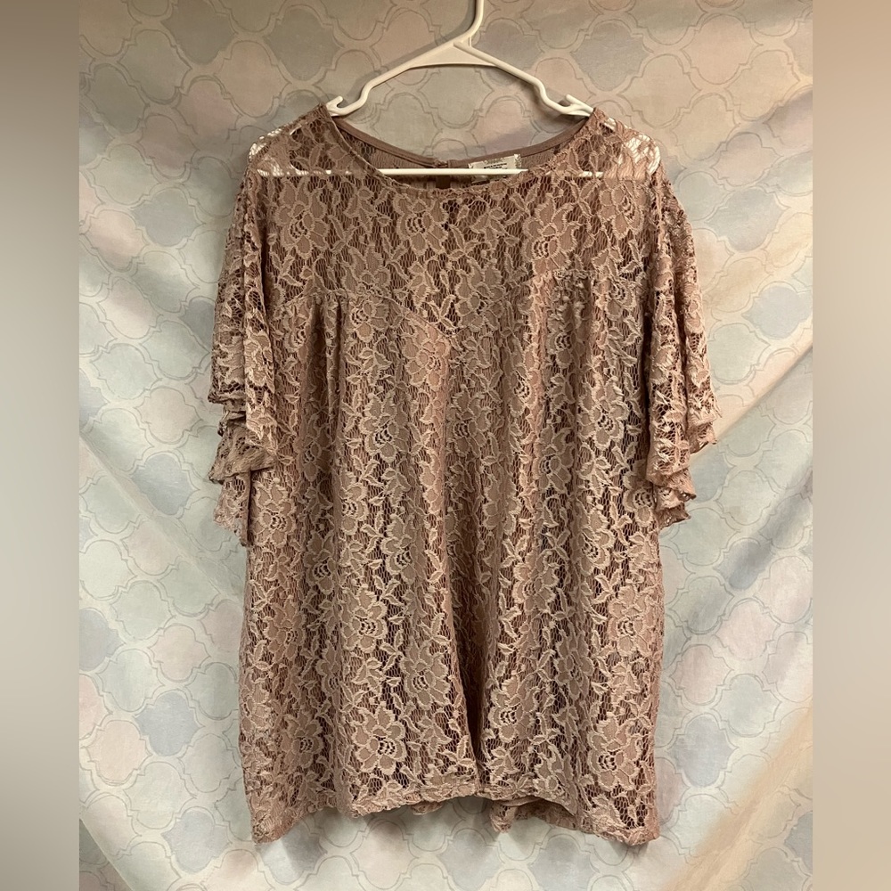 Shannon Ford New York 3X Lace Top